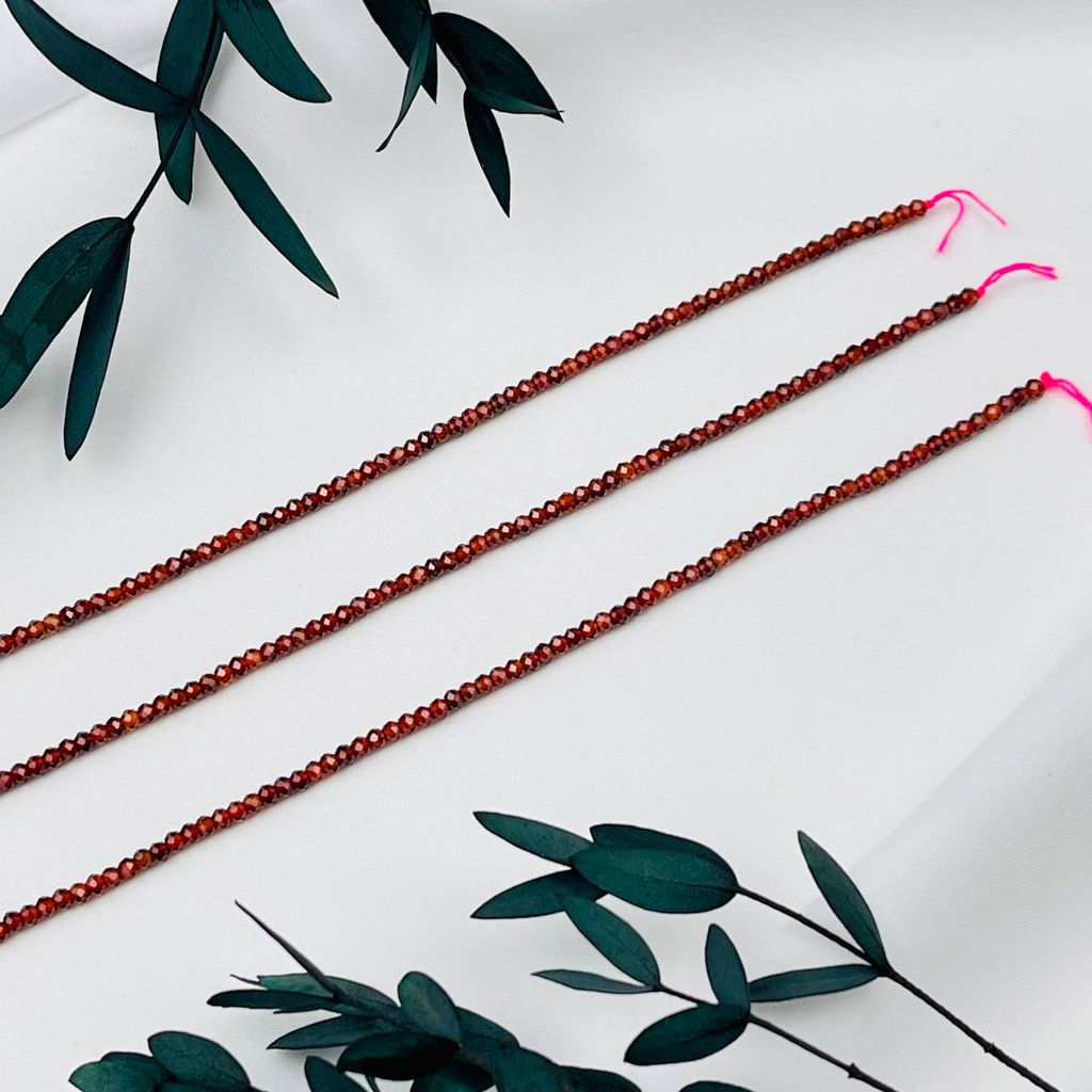 Бусины для украшений из Граната "Спессартин" (195 бусин)