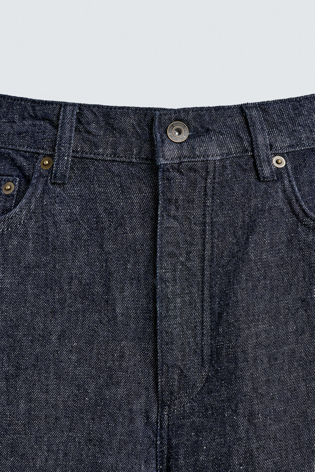 JEANS STRAIGHT FIT ALGOD?N - C??AMO / Azul - Zara фото 10