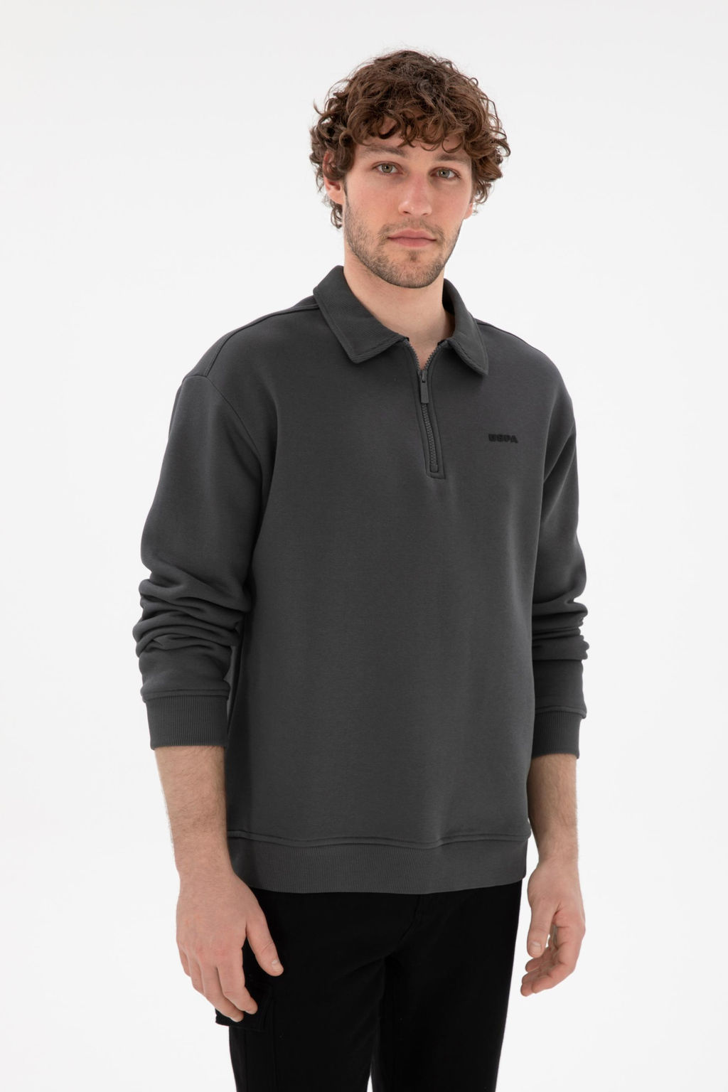 Мужская базовая толстовка Anthracit Неожиданная скидка в корзине - U.s. polo assn фото 8