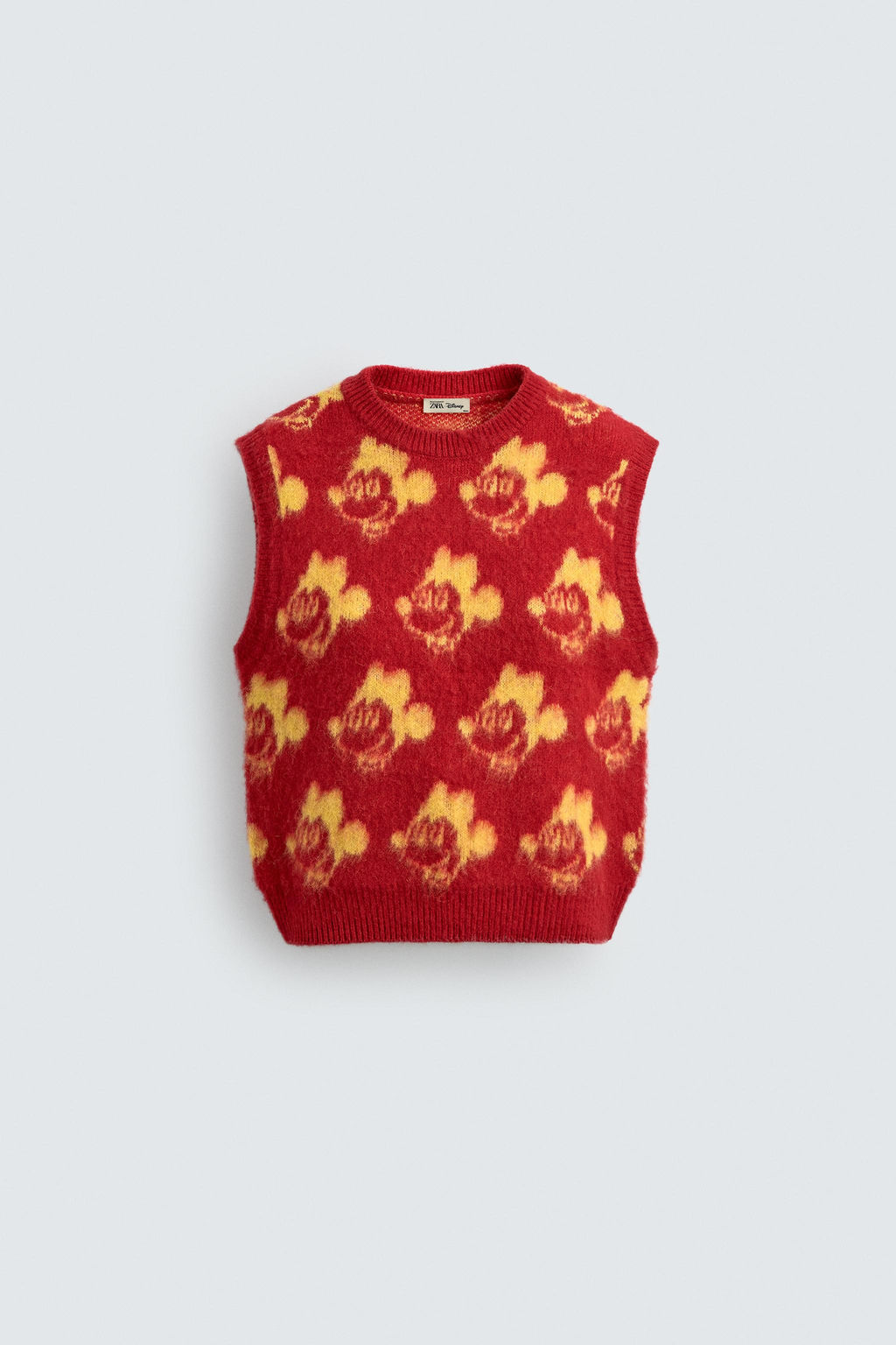 MICKEY BRUSHED KNIT VEST HARRY LAMBERT FOR ZARA X DISNEY  фото 2
