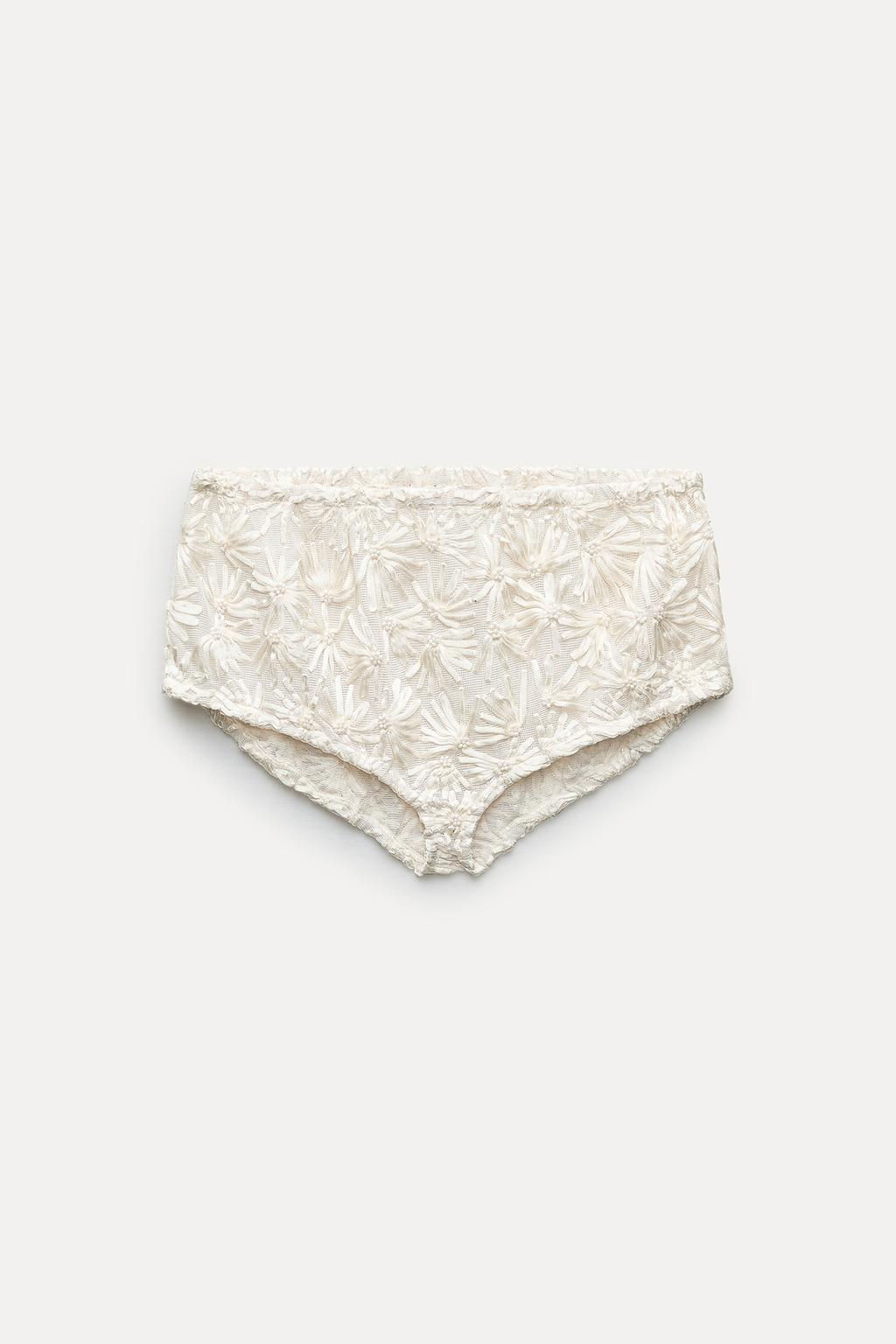 EMBROIDERED BEADED SHORTS - Zara фото 2