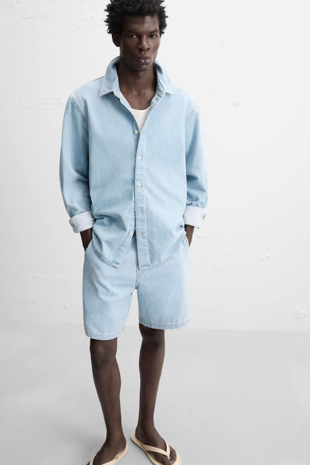 DENIM SHORTS - Zara фото 14