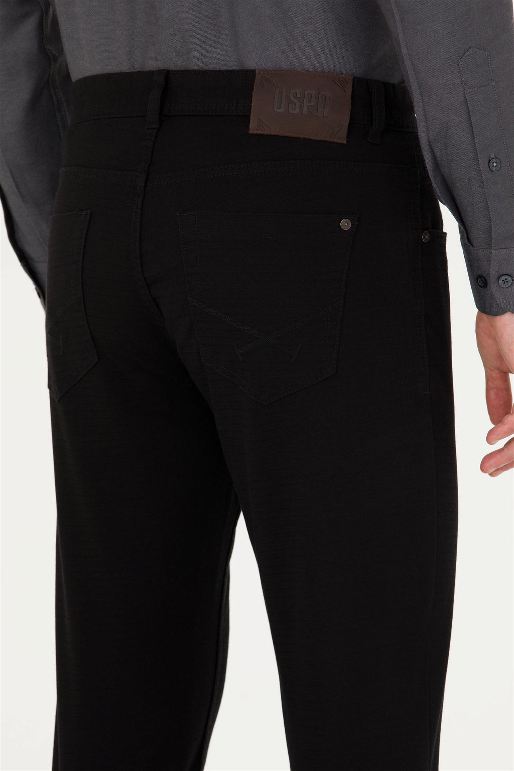 Мужские черные брюки из плотной ткани/чиносы Неожиданная скидка в корзине - U.s. polo assn фото 7