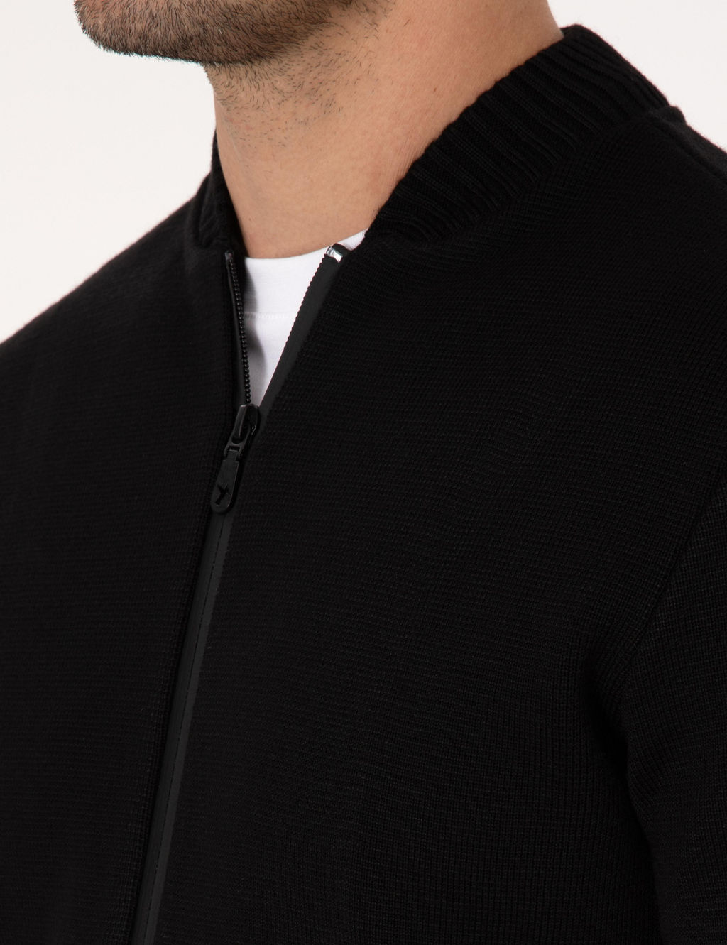 Siyah Regular Fit Triko H_rka - Cacharel фото 7