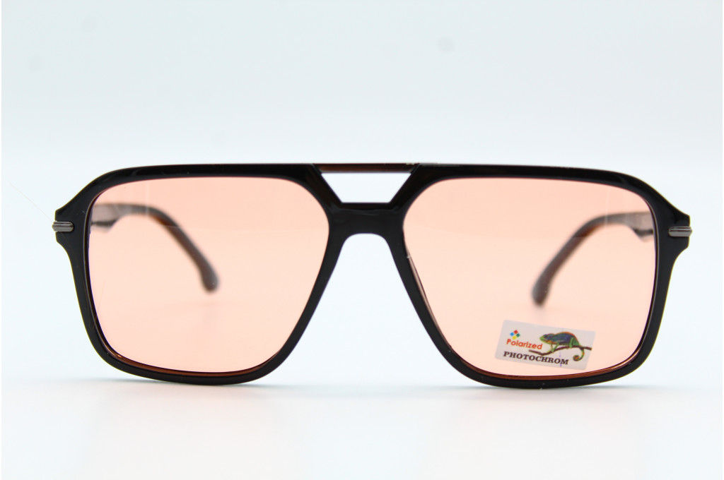 Солнцезащитные очки Maiersha (Polarized) хамелеон B01660 60-16-143 С9-53 розовая линза