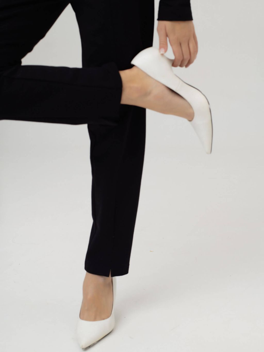 Брюки зауженные черный - Vals фото 3