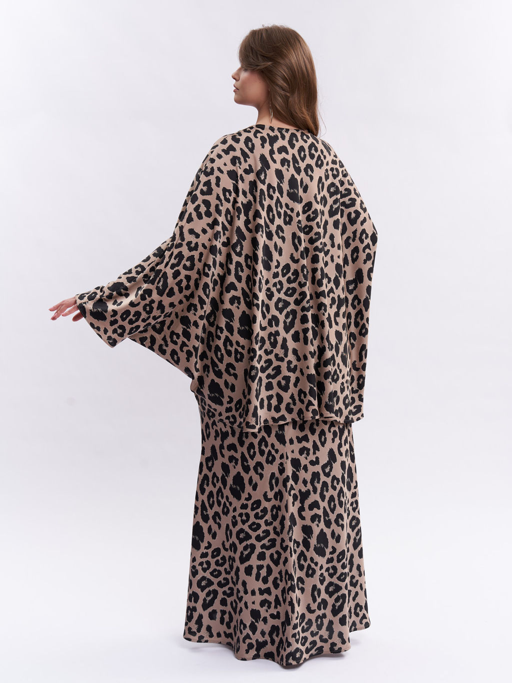 Шелковая леопардовая блузка TBL73537LEO18 - Артесса фото 7