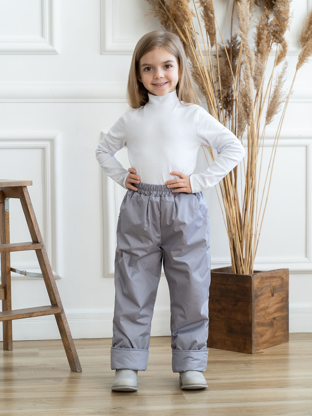 Джемпер-водолазка белая 645 (92, 56)