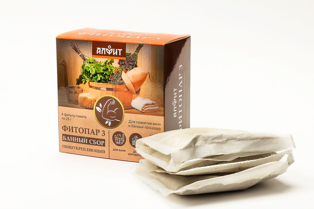 Банный сбор ФИТОПАР-3 Общеукрепляющий 100 г Алфит 1004 фото 12