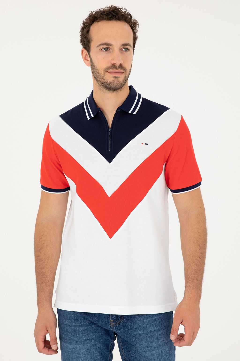 U. S. Polo Assn / Мужская красная футболка - U.s. polo assn фото 3