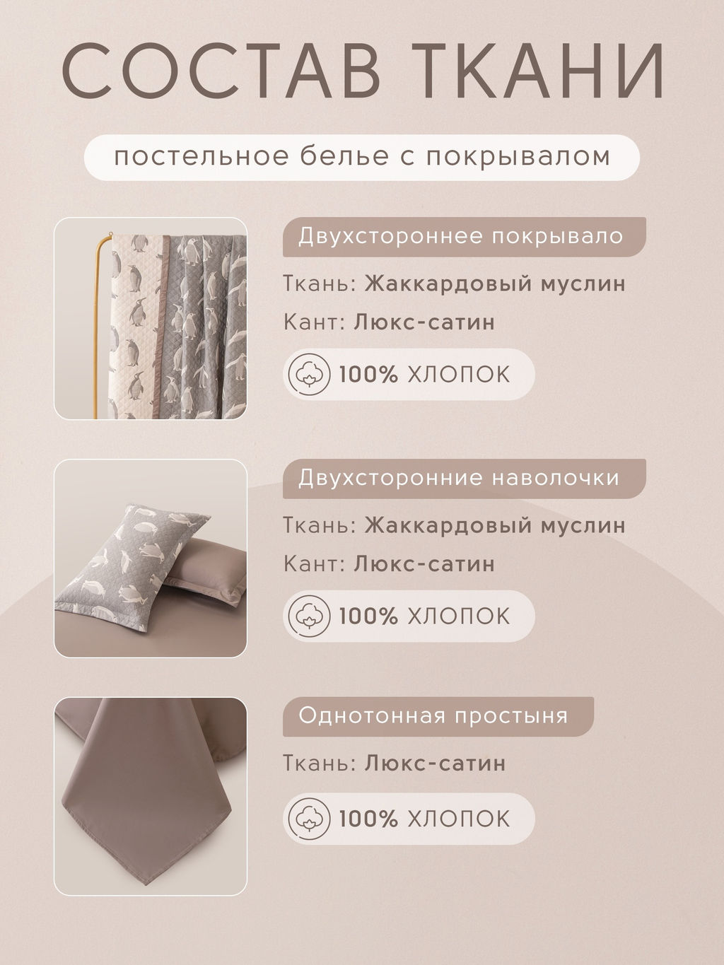 Комплект постельного белья Сатин Aurora Veil с Покрывалом AV001 Евро - Ситрейд фото 4