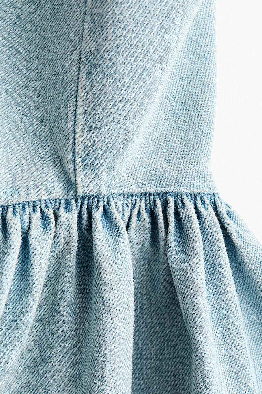 Vestido denim con falda acampanada - H&m фото 2