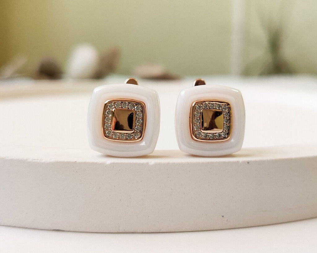 Серьги с керамикой