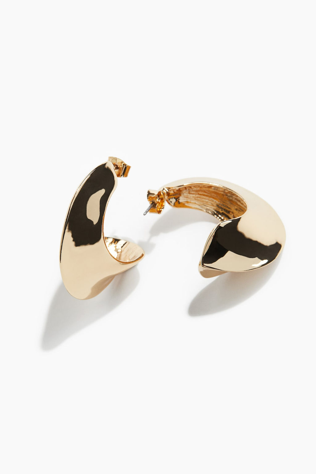 Pendientes de aro con diseno en punta - H&m фото 4