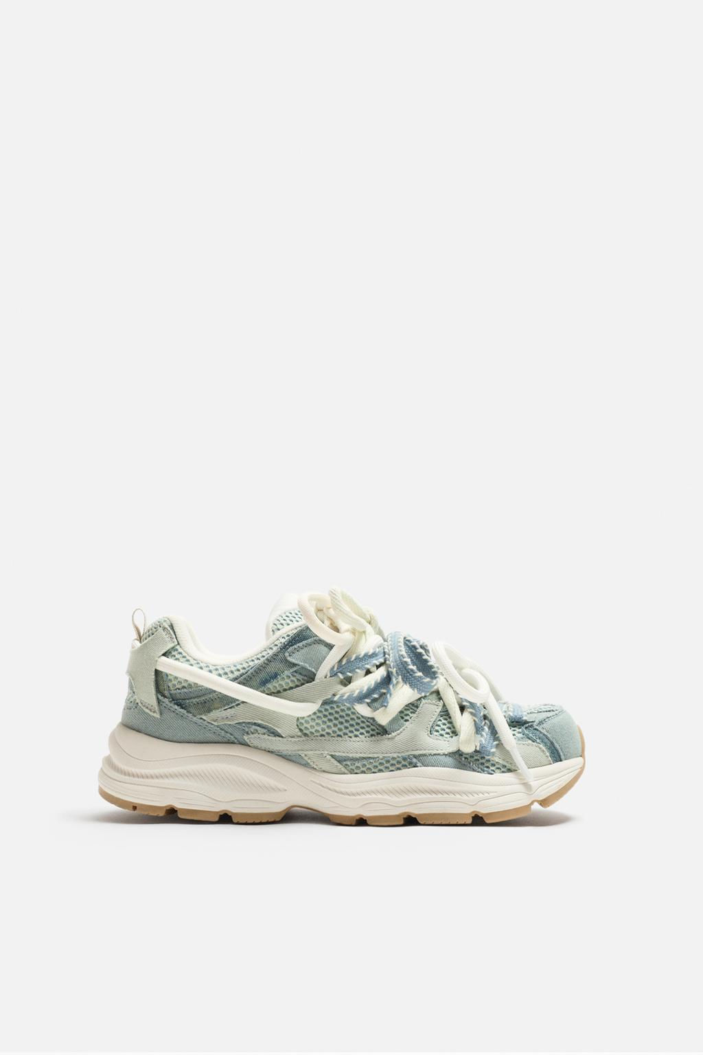 MULTI-LACE TRAINERS - Zara фото 7
