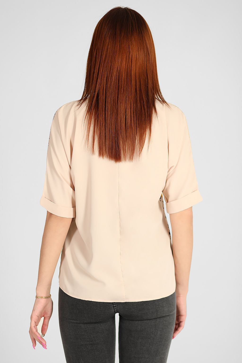 Блузка женская с рисунком - Almond фото 2