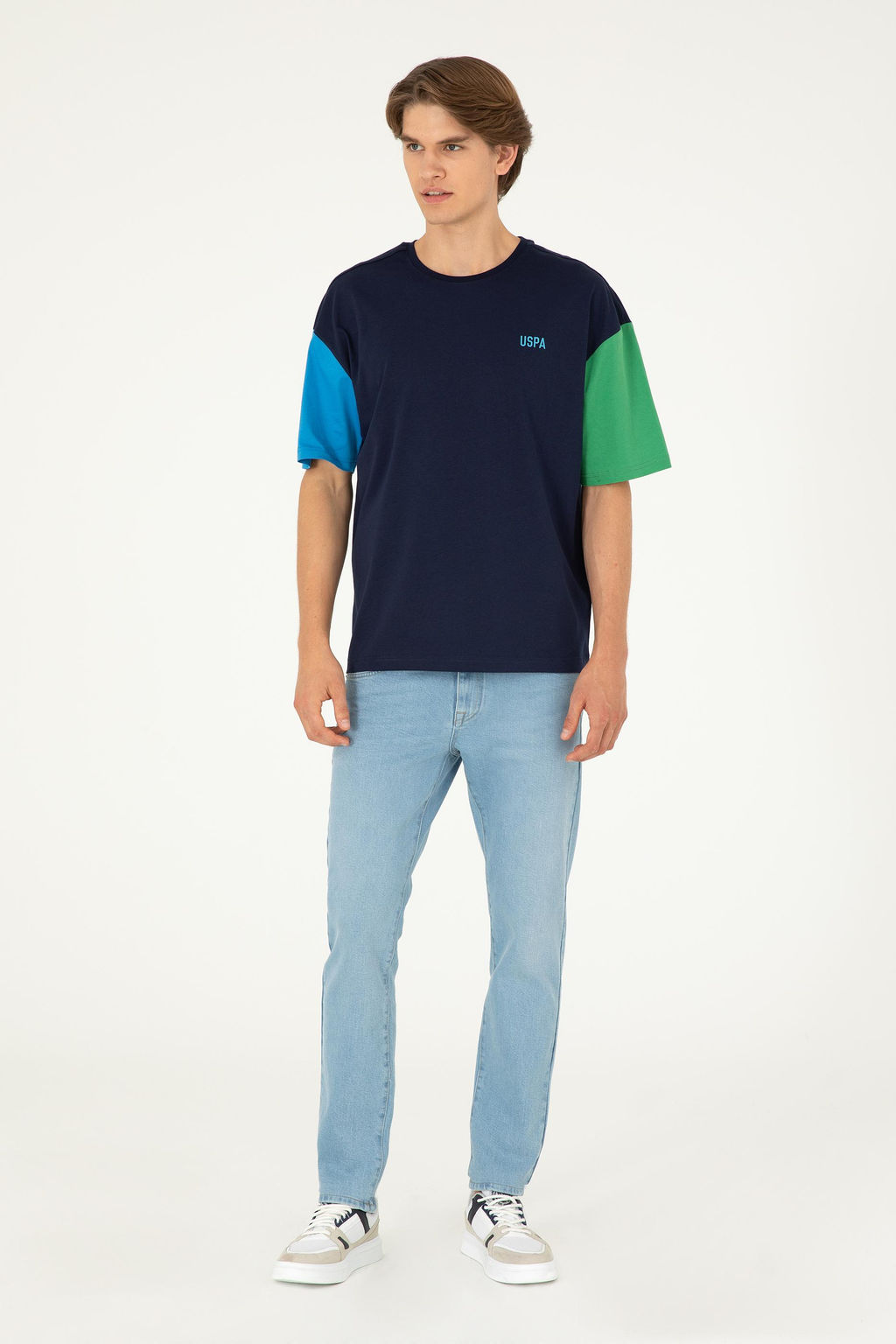 Мужская темно-синяя футболка Неожиданная скидка в корзине - U.s. polo assn фото 4