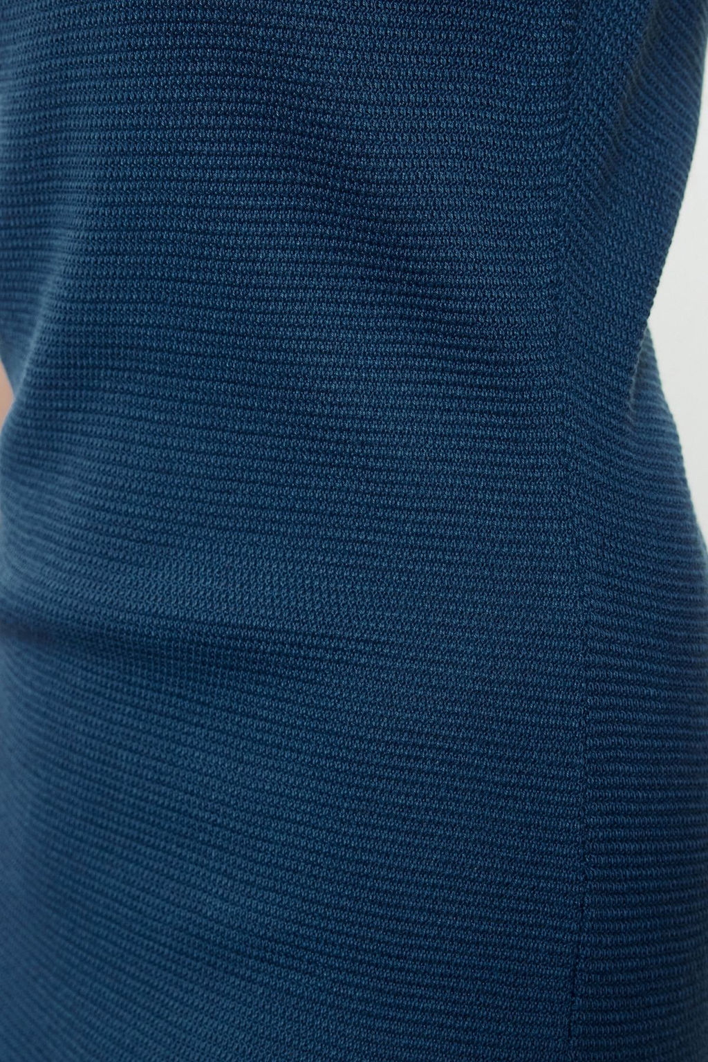 TRENDYOLMILLA Indigo Midi Triko Premium Iplik/Ozel Iplik H?rka-Elbise Tak?m TWOAW25EL00075  фото 4
