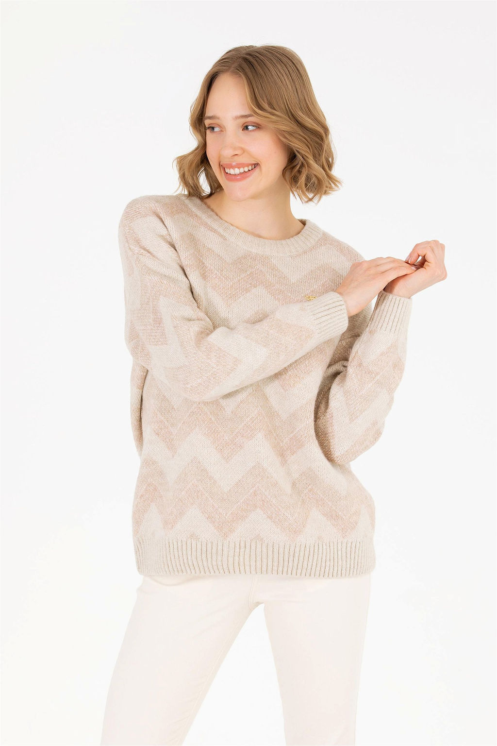 U. S. Polo Assn Женский свитер с v-образным вырезом Магнолия - U.s. polo assn фото 8