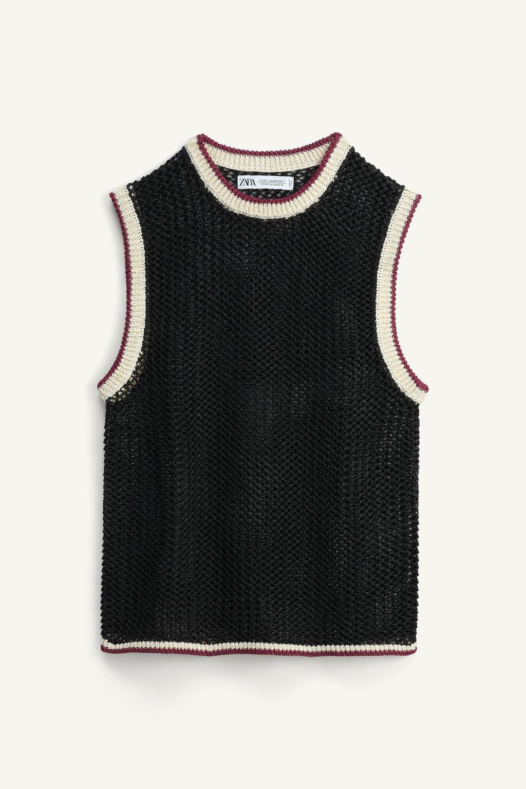 TEXTURED KNIT WAISTCOAT - LIMITED EDITION - Zara фото 4