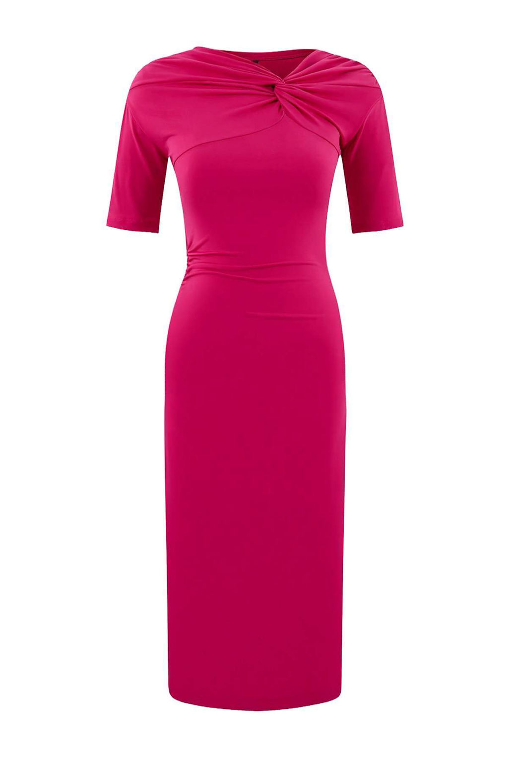 Kahverengi A-Kesim/Can Form Asimetrik Yaka K?sa Kollu Maxi Esnek Orme Elbise TWOSS26EL00014 - Trendyolmilla фото 7