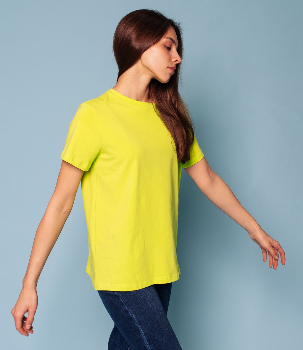 Футболка #1S600, лайм - Dommod фото 3