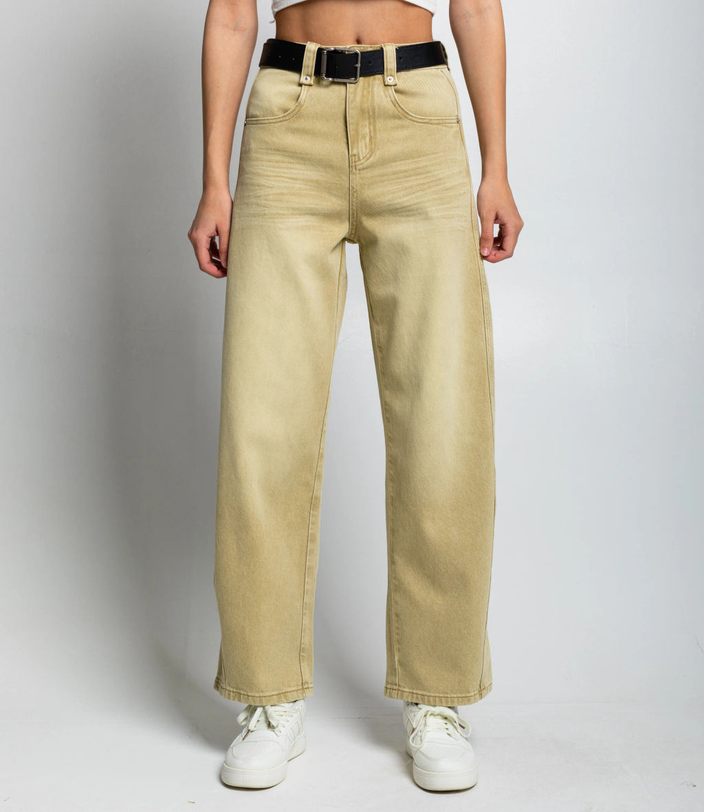 Джинсы #КТ89521, песочный - Dommod фото 2