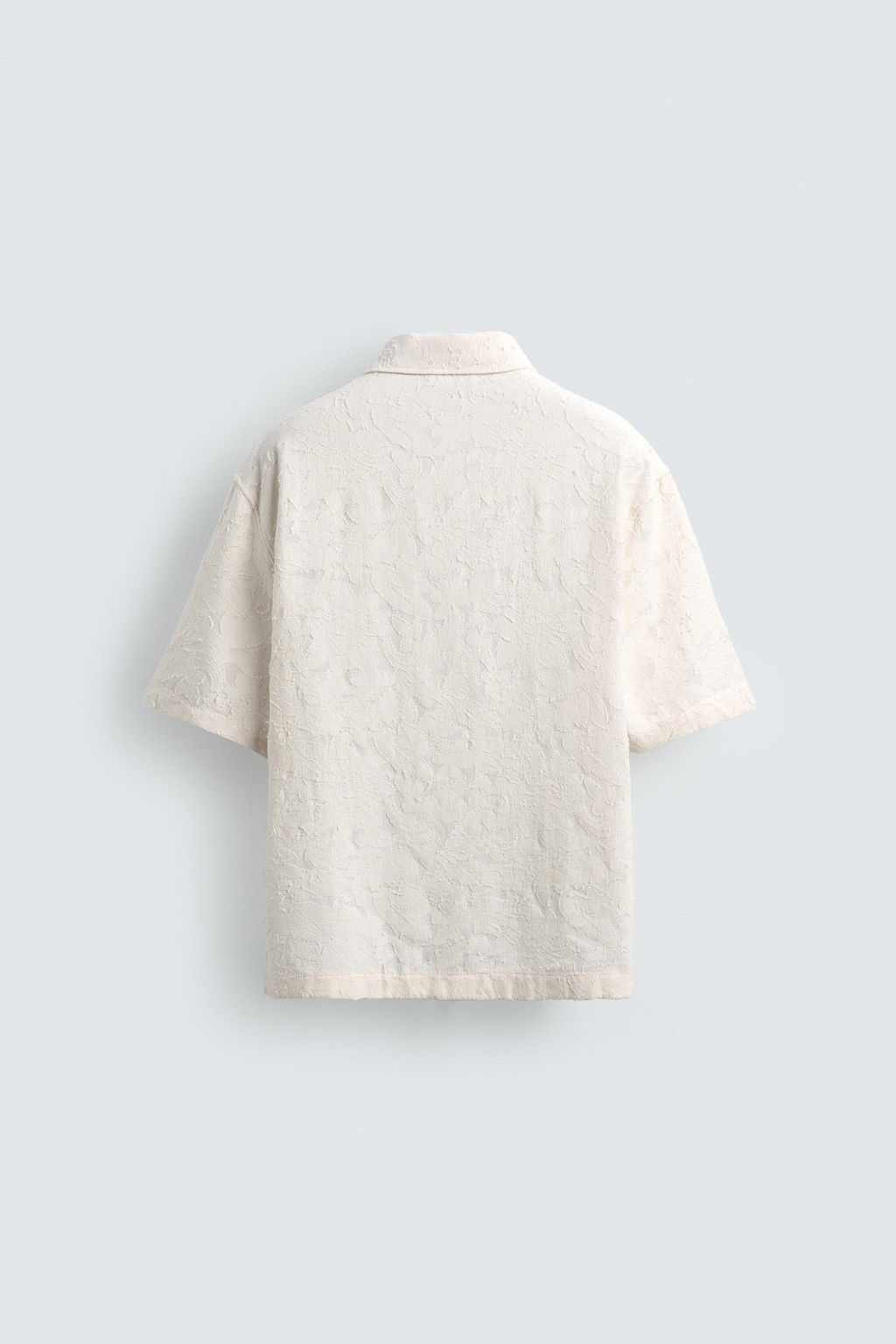 CAMISA JACQUARD TEXTURA / Crudo - Zara фото 8