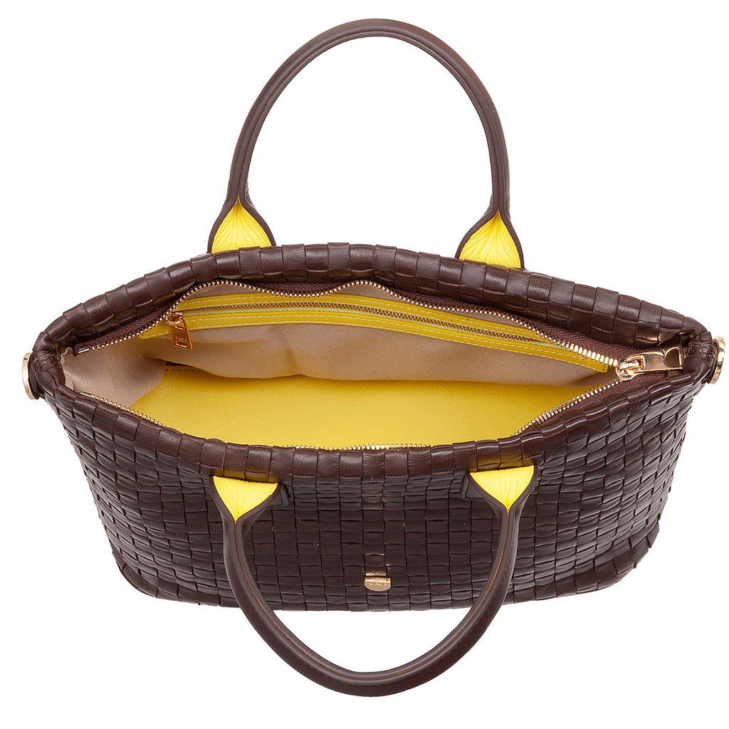 Итальянская женская сумка DuDu Bags серии Jaqueline | кофейно-коричневый - Dudubags фото 3