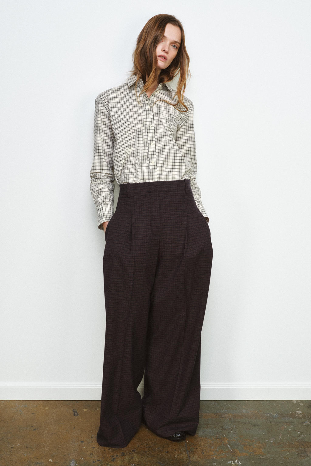 ZW COLLECTION CHECK SHIRT - Zara фото 7