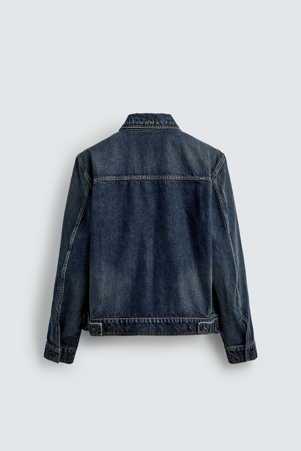PLEATED DENIM JACKET - Zara фото 8