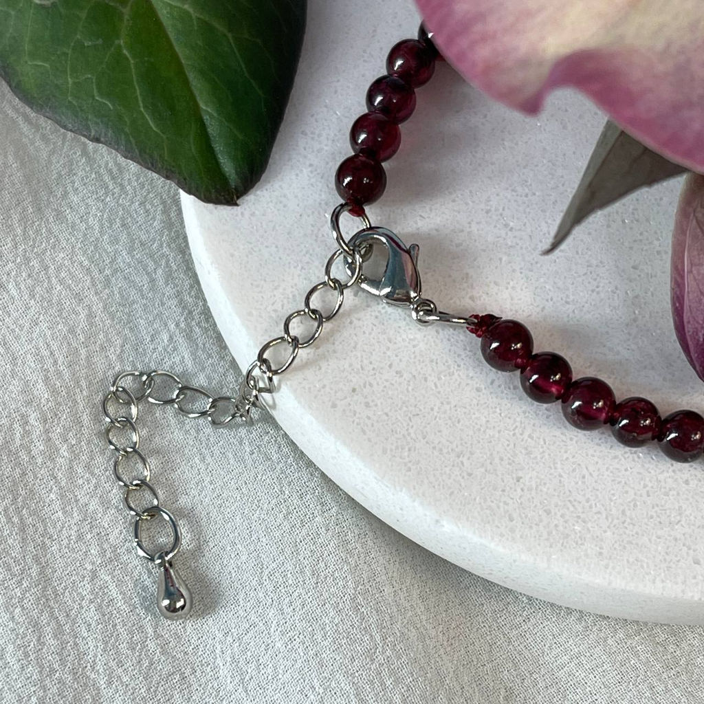 Браслет с Гранатом - Радуга самоцветов фото 3