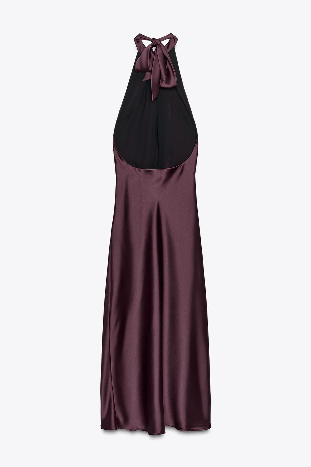 HALTER MIDI DRESS - Zara фото 8