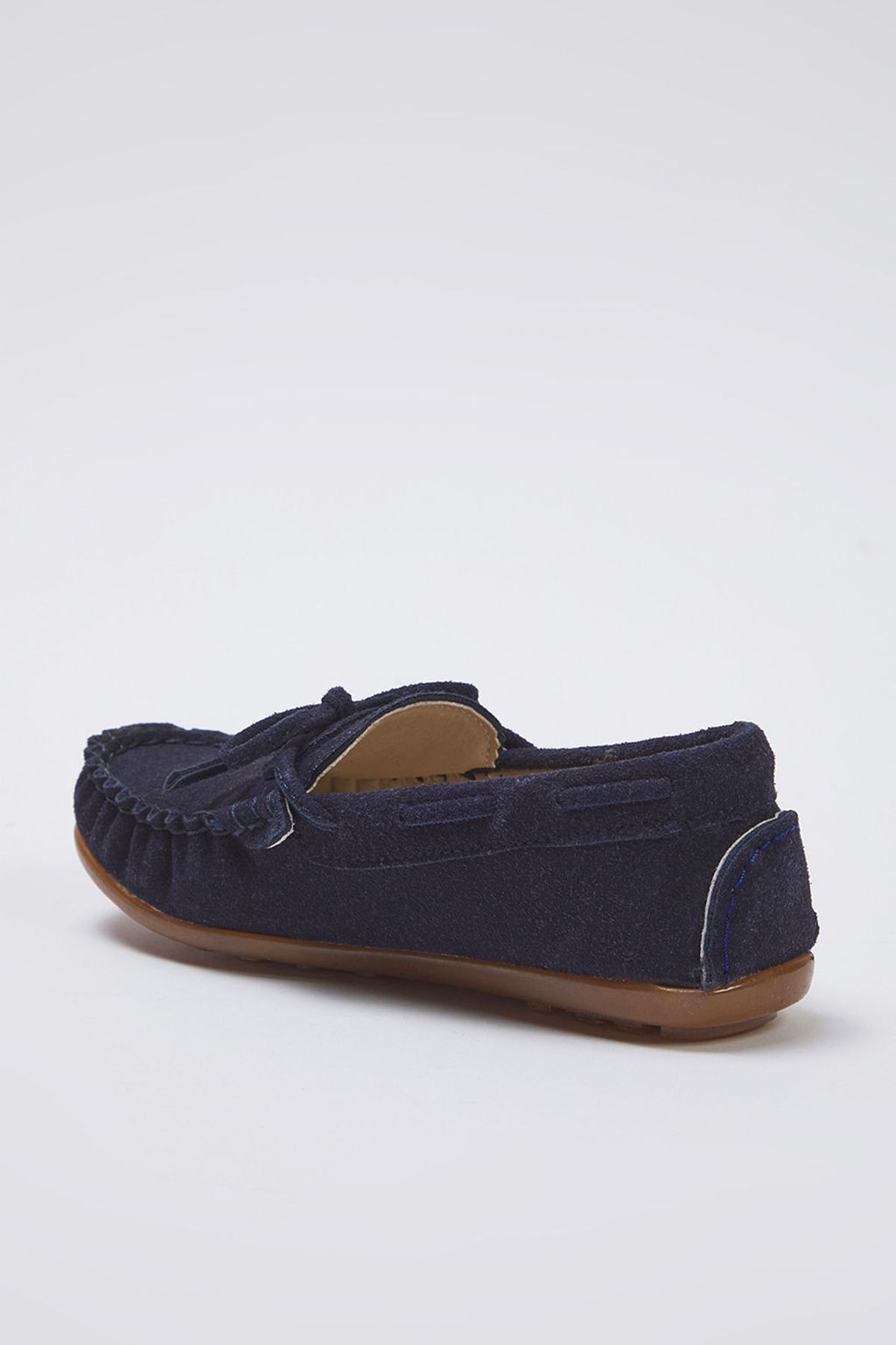 Trendyolmilla Shoes Lacivert Bagc?k Detayl? Buyuk/Kucuk Erkek Cocuk Kids Loafer Ayakkab? TAKSS25LA00009  фото 6