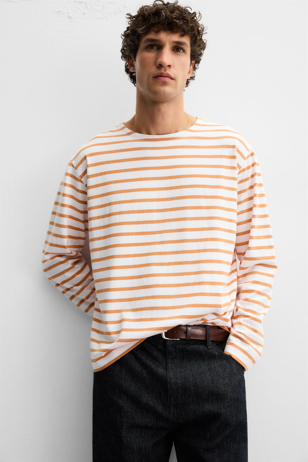 STRIPED JACQUARD T-SHIRT - Zara фото 6