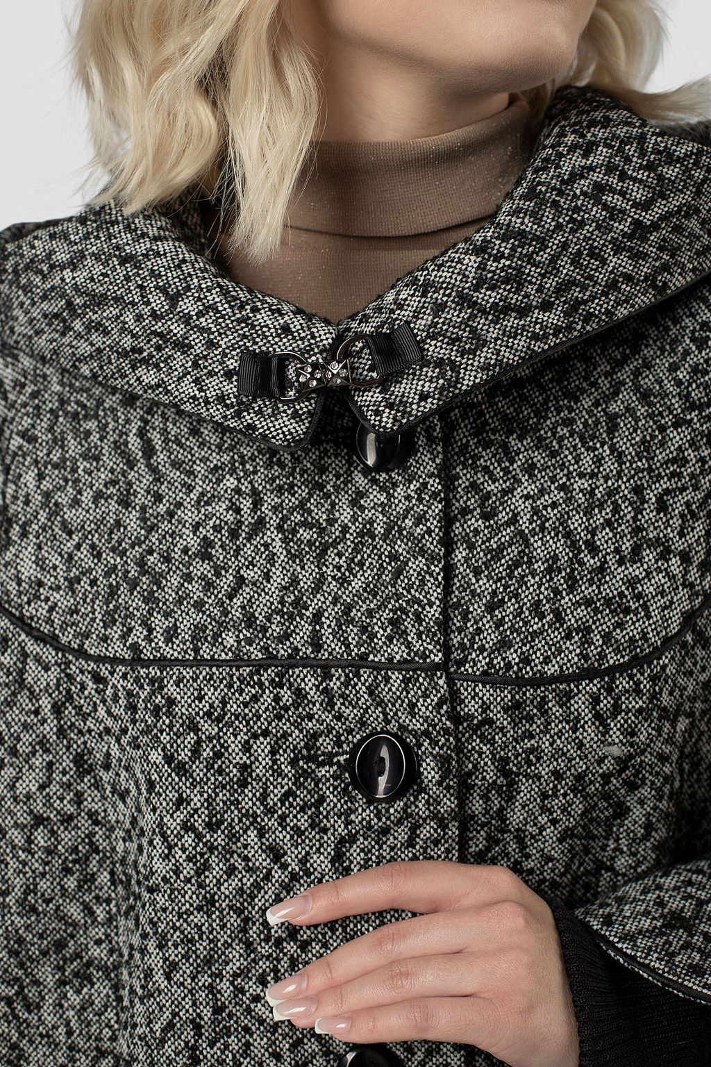 01-09737 Пальто женское демисезонное - El podio фото 6