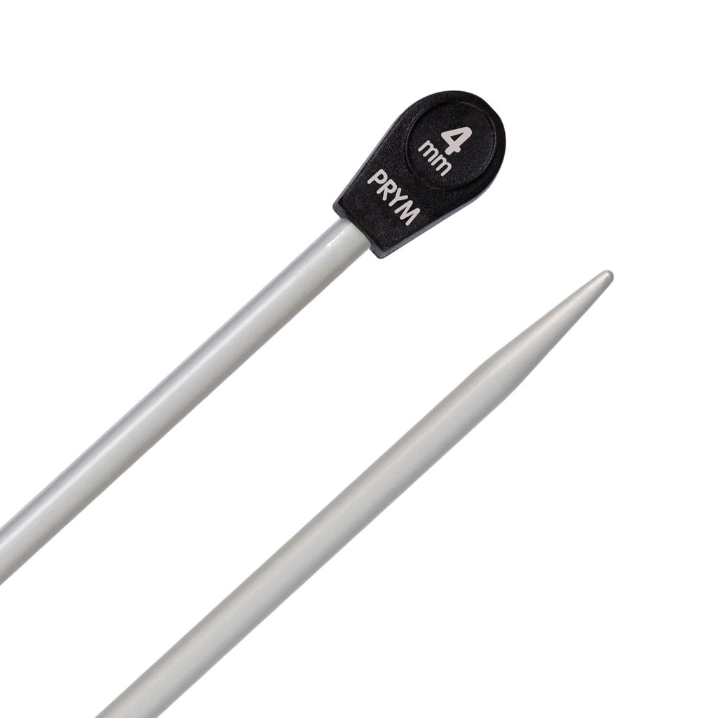 Спицы PRYM 191465 прямые алюминий d 4.0 мм 35 см 2 шт с наконечниками фото 4