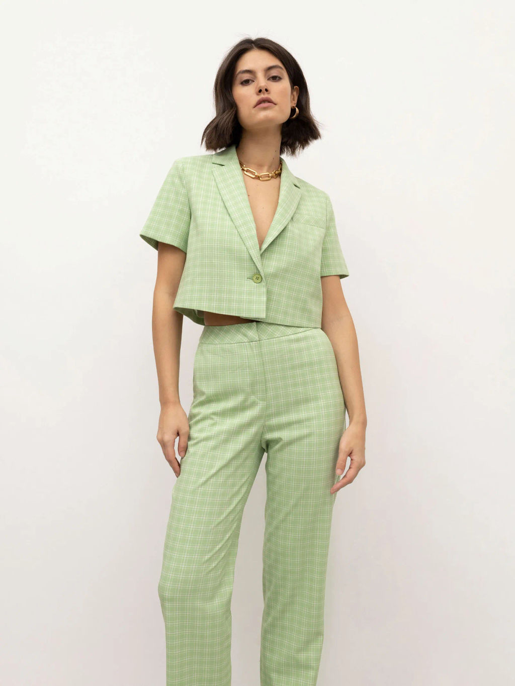 Брюки прямого кроя - Emka фото 3