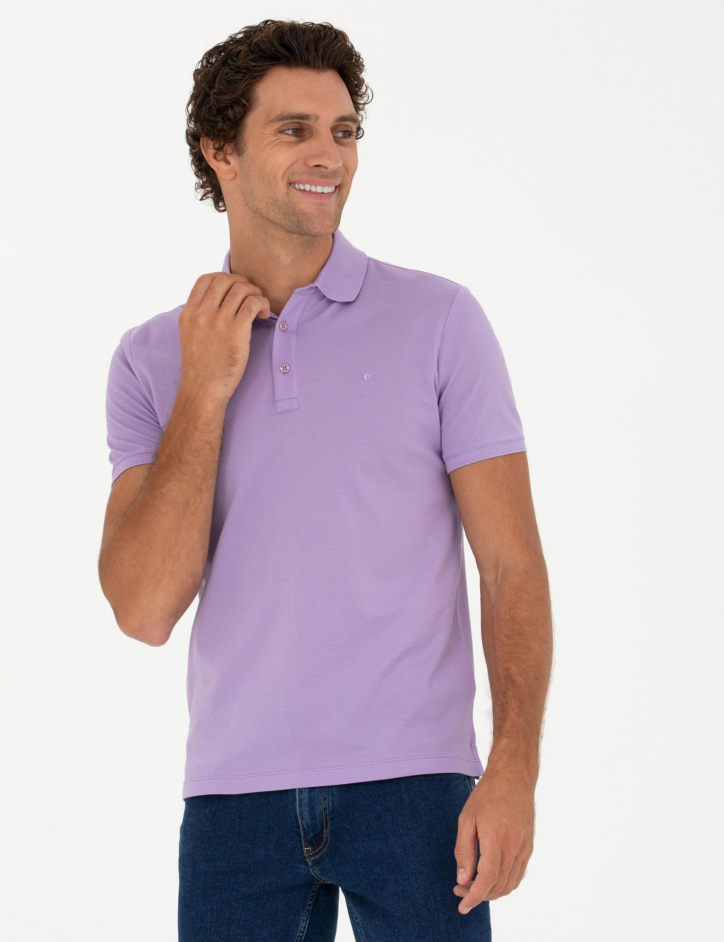 Lila Slim Fit Basic T -For - Cacharel фото 3