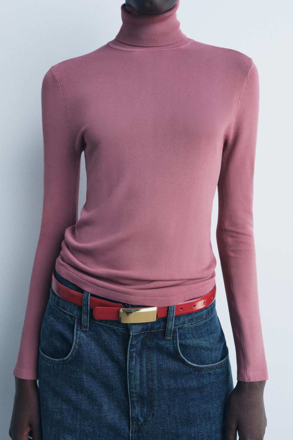 BASIC FINE KNIT SWEATER - Zara фото 4