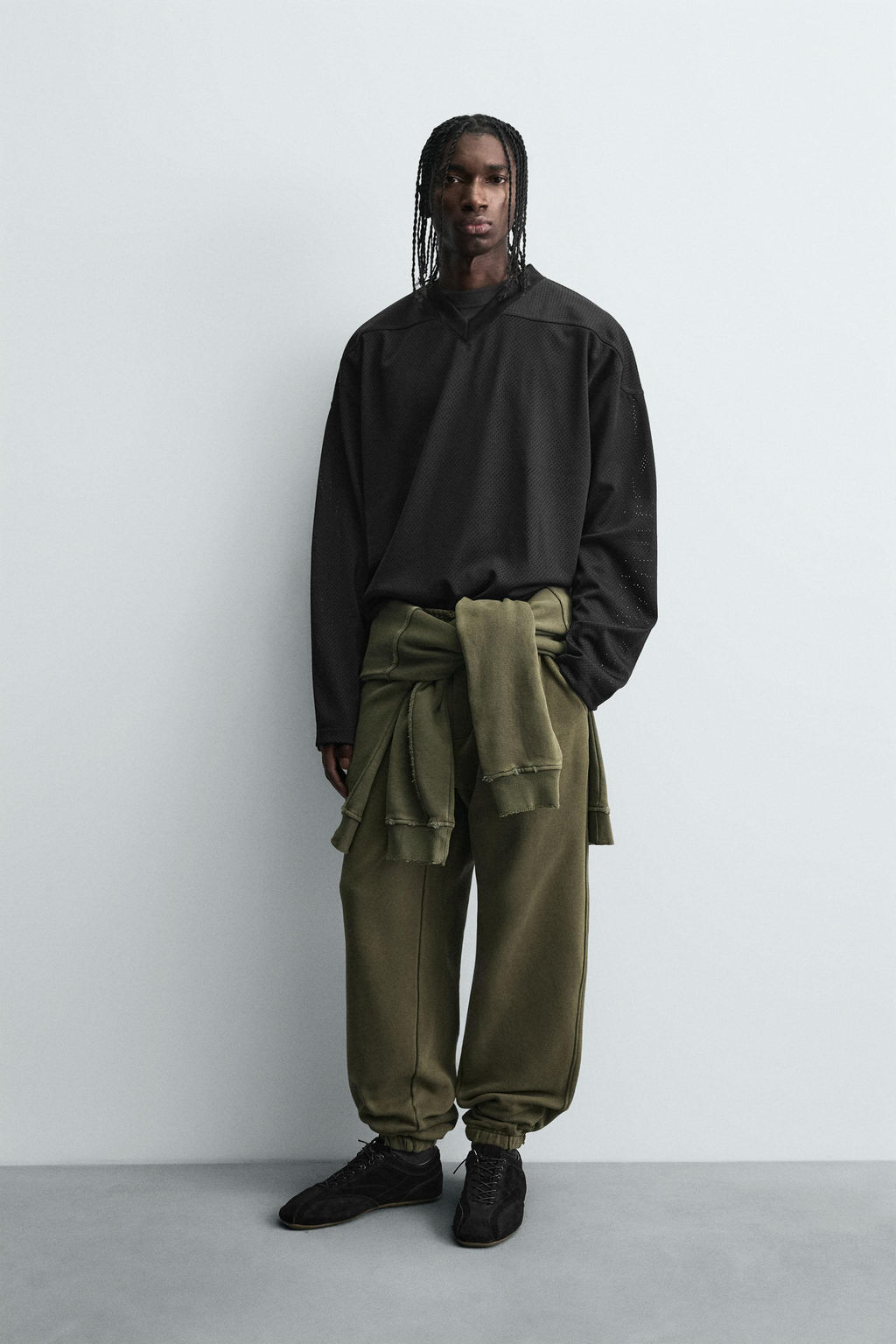 OPEN-TEXTURED T-SHIRT