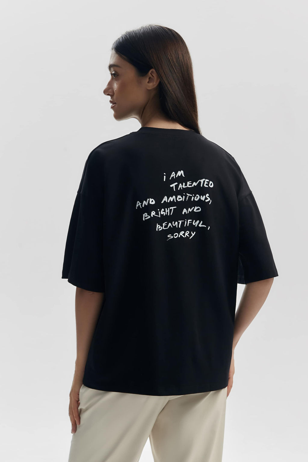 Футболка с принтом Talented and ambitious - Mollis фото 4