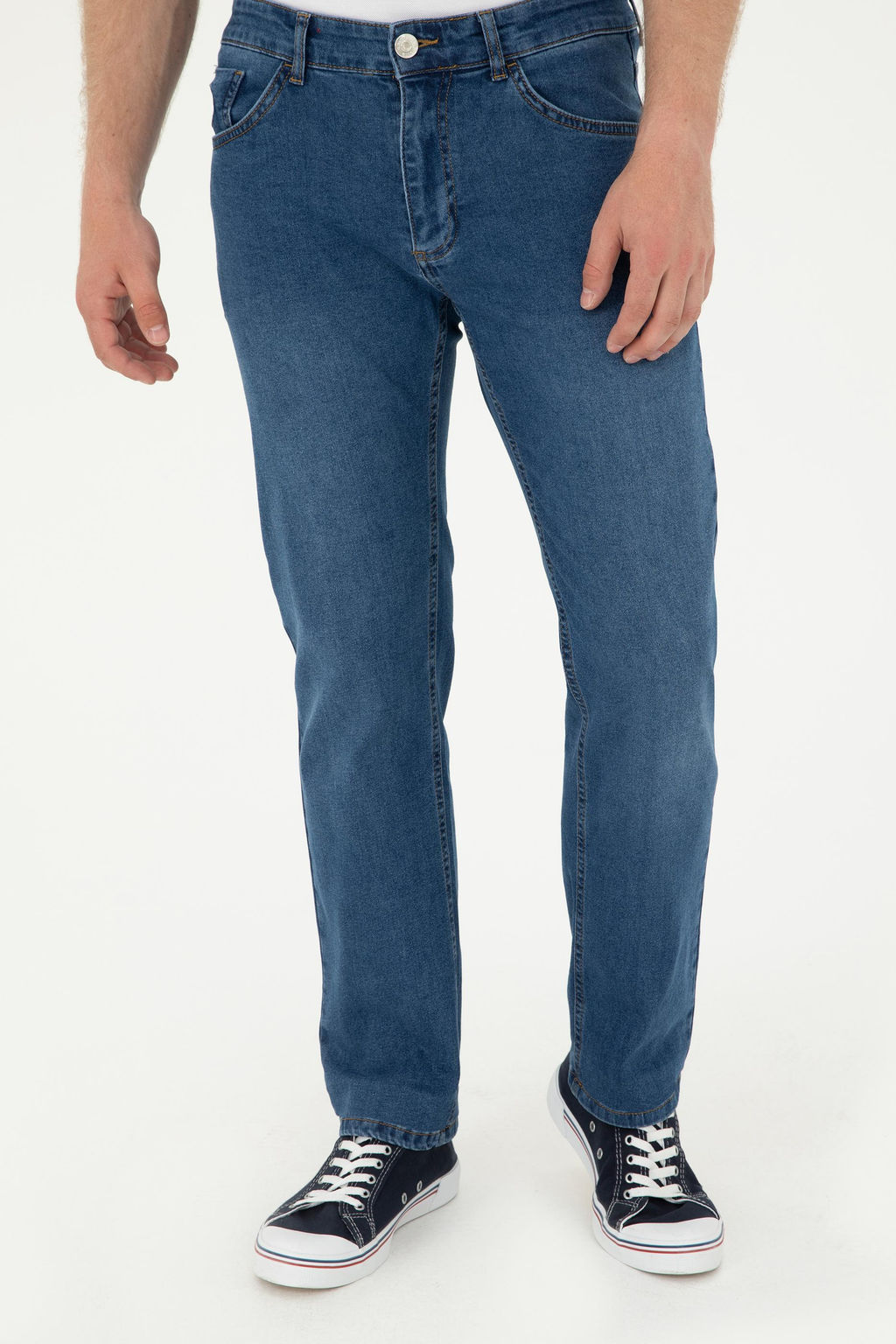 U. S. Polo Assn / Мужские темно-синие джинсовые брюки - U.s. polo assn фото 8