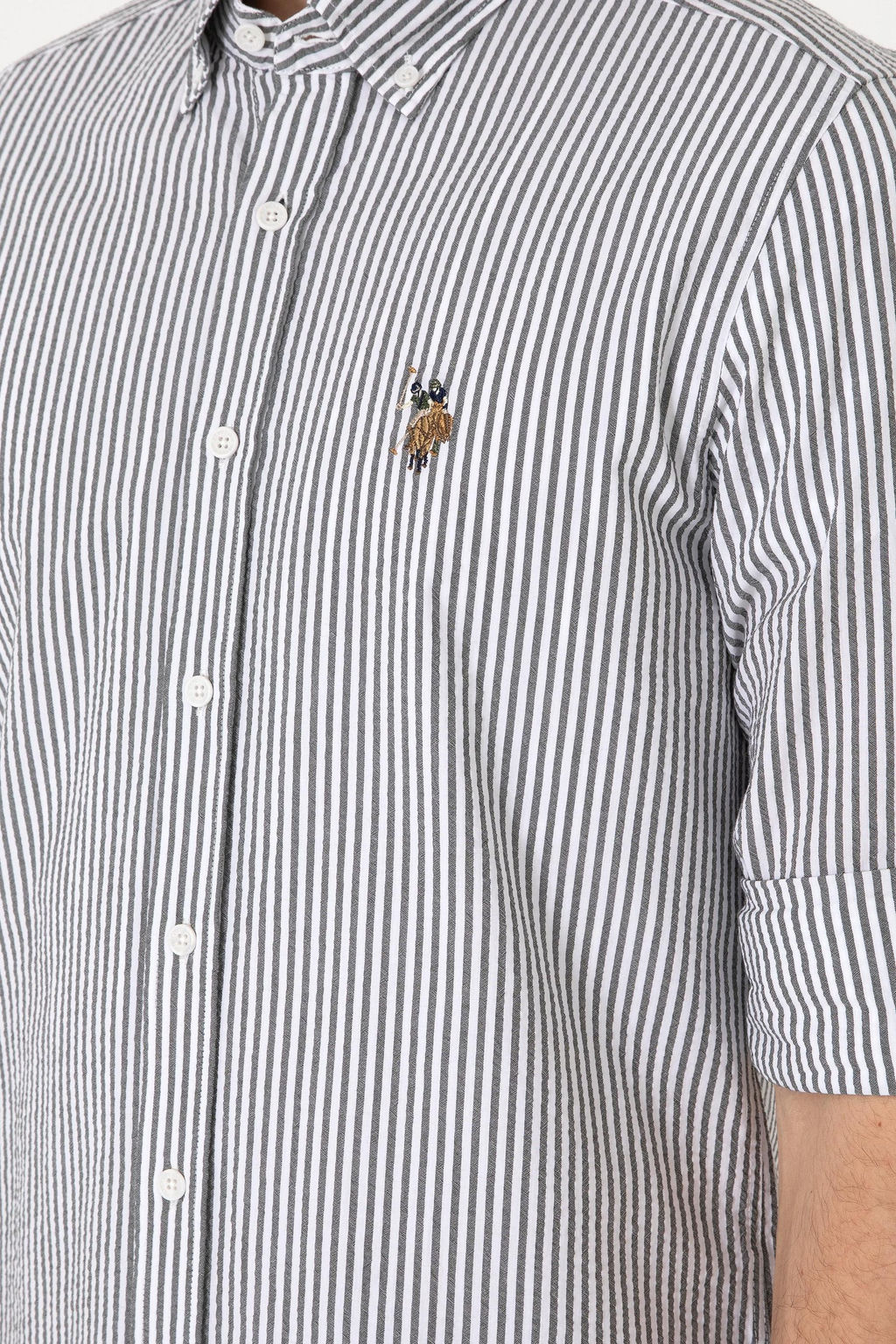 Erkek Koyu Haki Uzun Kollu G_mlek Sepette S_rpriz _ndirim - U.s. polo assn фото 7