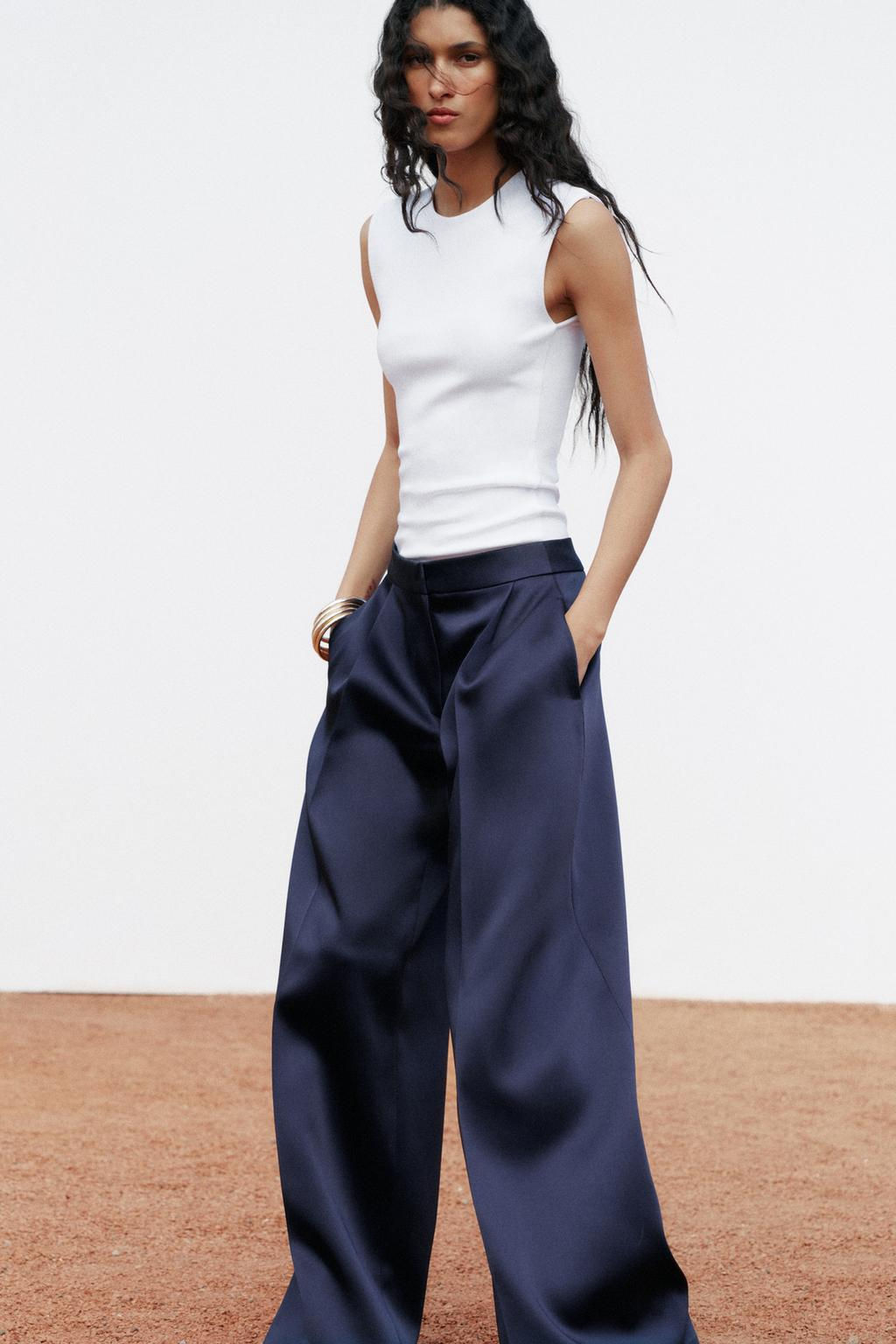 SLEEVELESS KNIT TOP - Zara фото 4