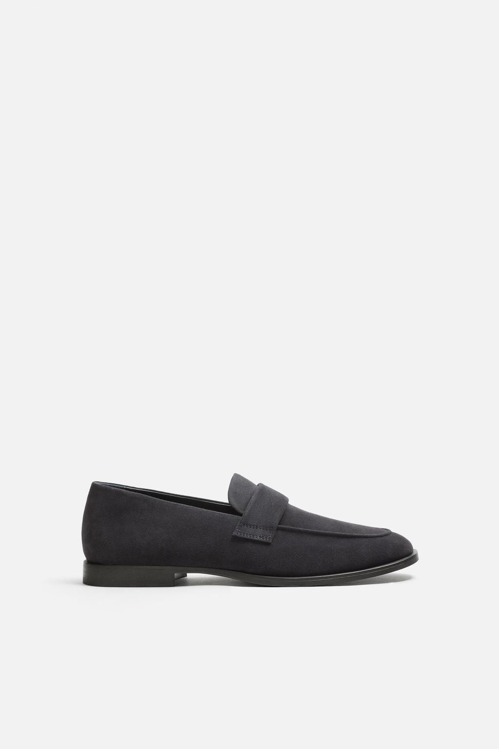 LEATHER PENNY LOAFERS - Zara фото 5