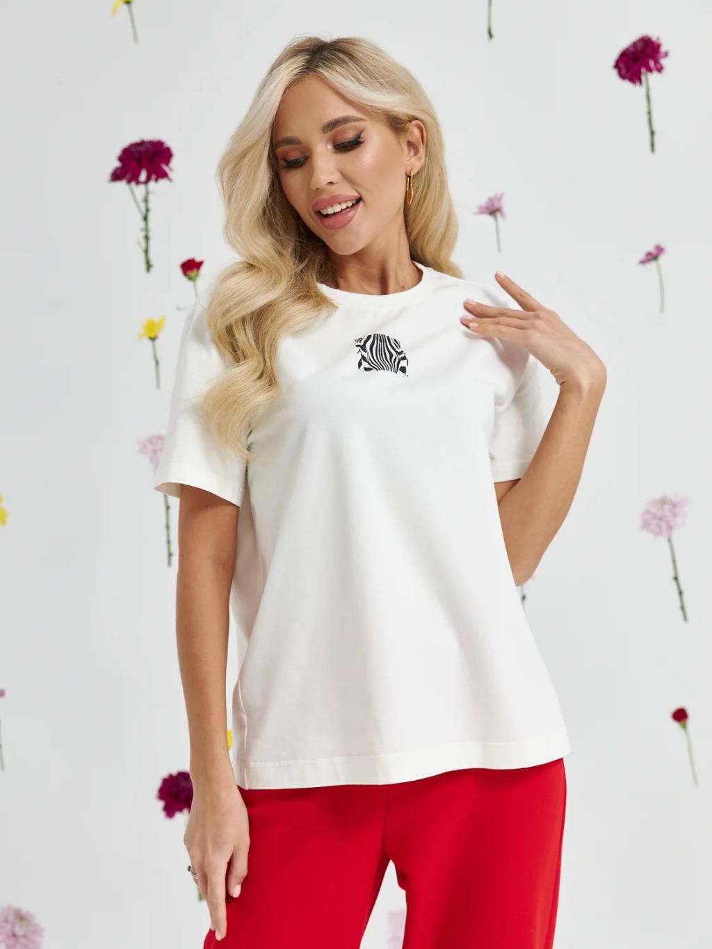 Базовая футболка 95% хлопок, 5% эластан (197-41)