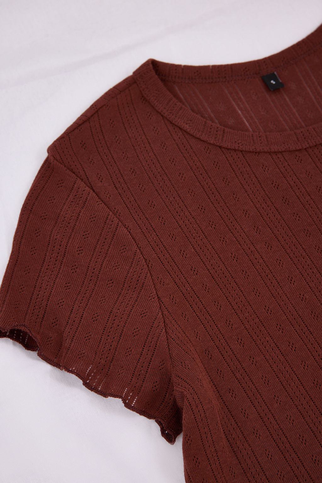 Beyaz %100 Pamuklu Cicekli Baby Overloklu Fitilli/Pointel Orme Pijama Tak?m? THMSS26PT00012 - Trendyolmilla фото 21