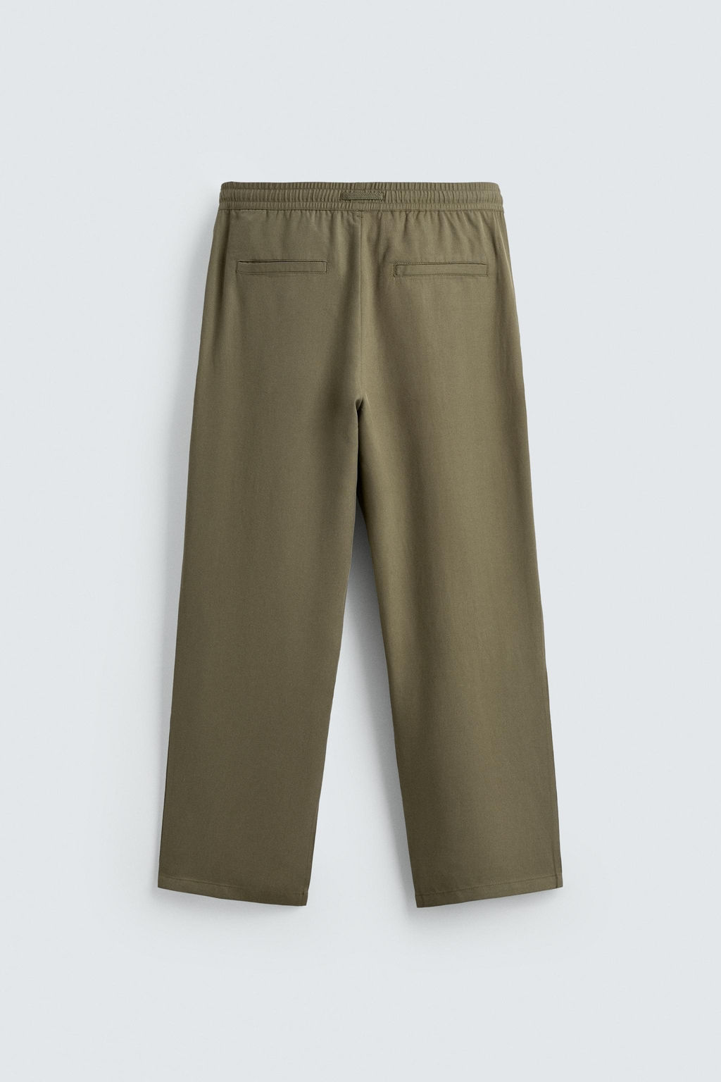 PANTAL?N FLUIDO RELAXED FIT / Oliva