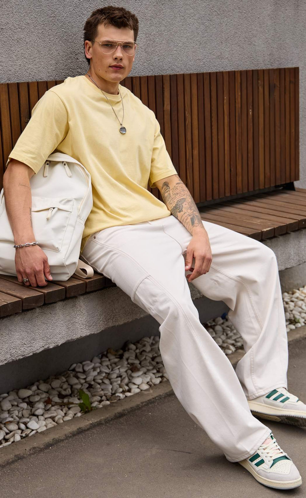 Джинсы муж. F611-0177 milk - Fine joyce фото 11